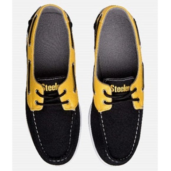 NEW! PITTSBURGH STEELERS LACE UP CANVAS SHOE - SIZE 9 ONLY - NFL - Picture 3 of 5